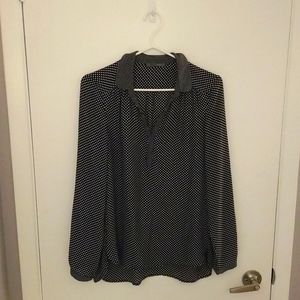 Polka dot blouse. Smart Set size Medium.